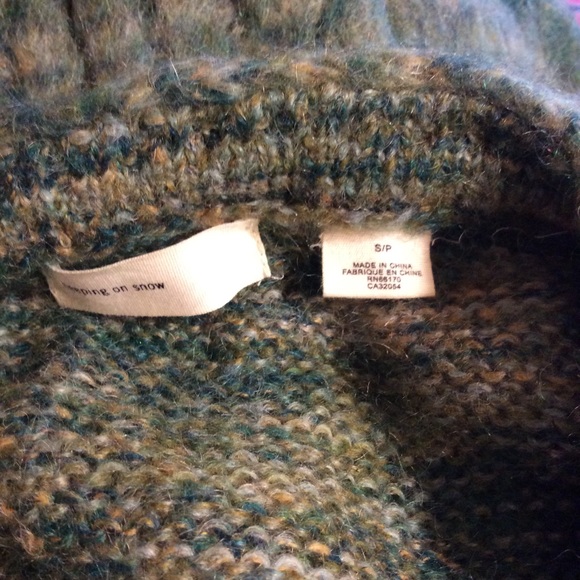 Anthro Sleeping on Snow Flower Mohair Sweater S - Picture 6 of 7